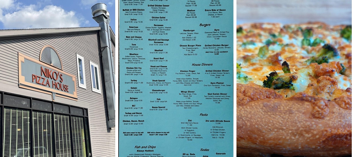 Niko's Pizza House Menu