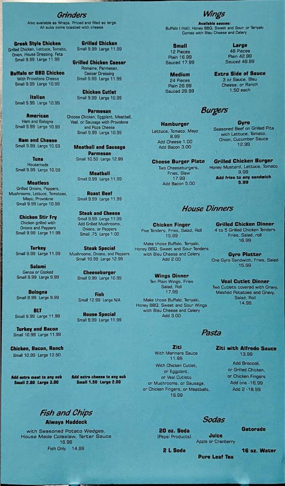 Niko's Pizza House Menu image 1